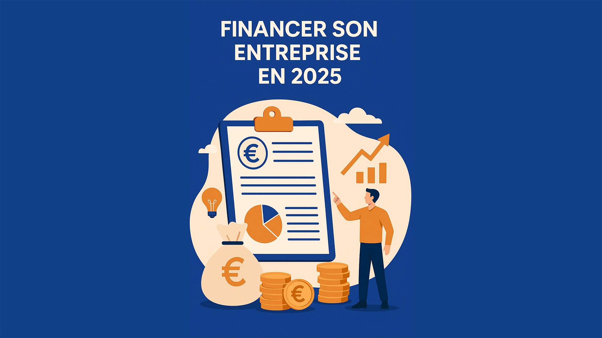 Illustration de comment rechercher des financements pour une entreprise avec un guide clair, pratique et sans langue de bois.
